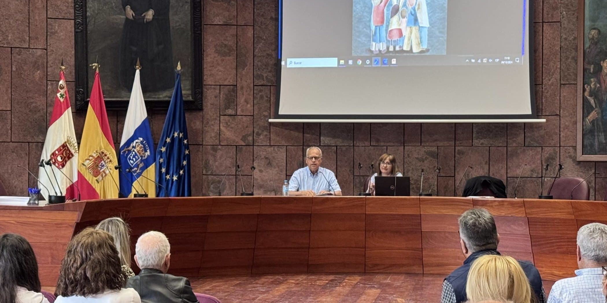 Casimiro Curbelo y Rosa Elena Garcia en las jornadas