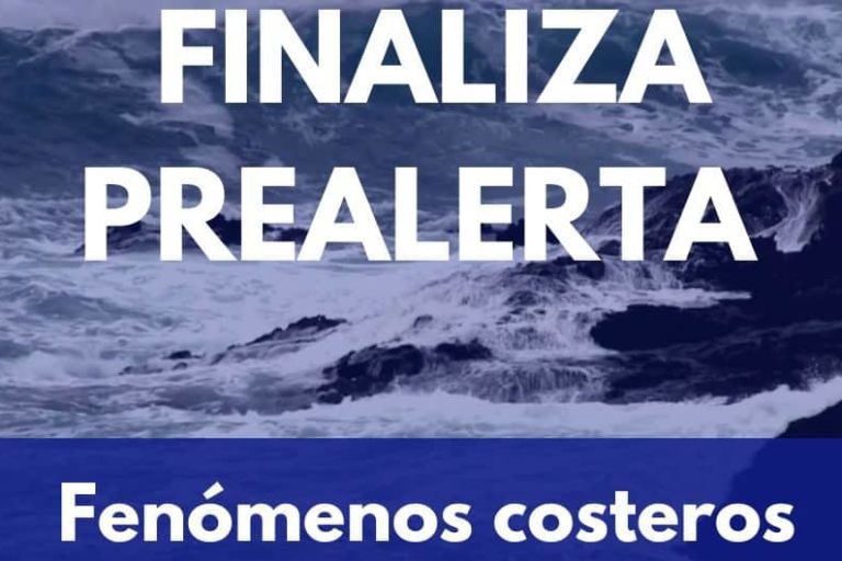 FINALIZA LA PREALERTA POR FENÓMENOS COSTEROS EN CANARIAS 2-12-24