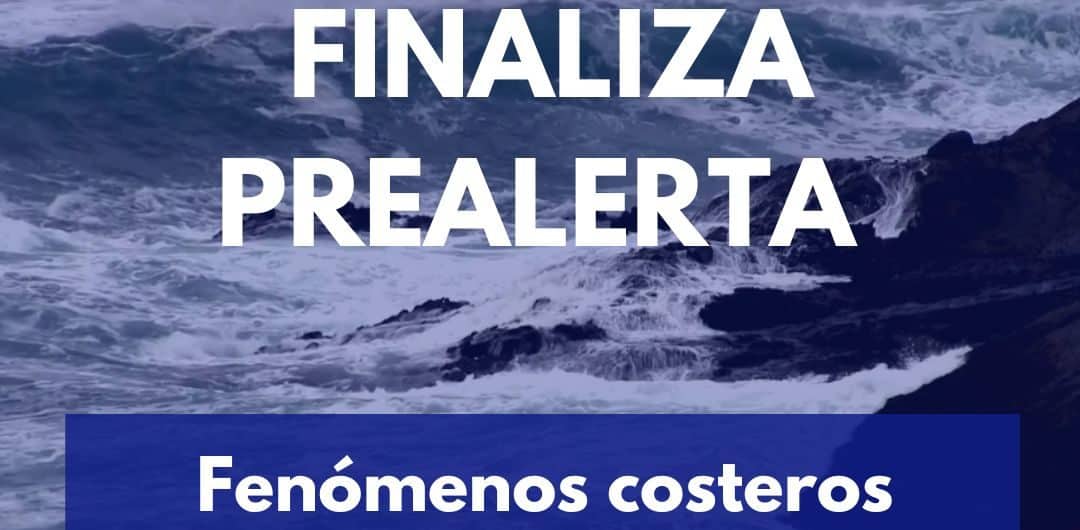 FINALIZA LA PREALERTA POR FENÓMENOS COSTEROS EN CANARIAS 2-12-24