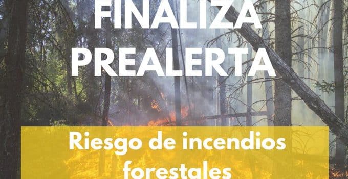 FINALIZA PREALERTA POR RIESGO DE INCENDIOS FORESTALES 20-12-24