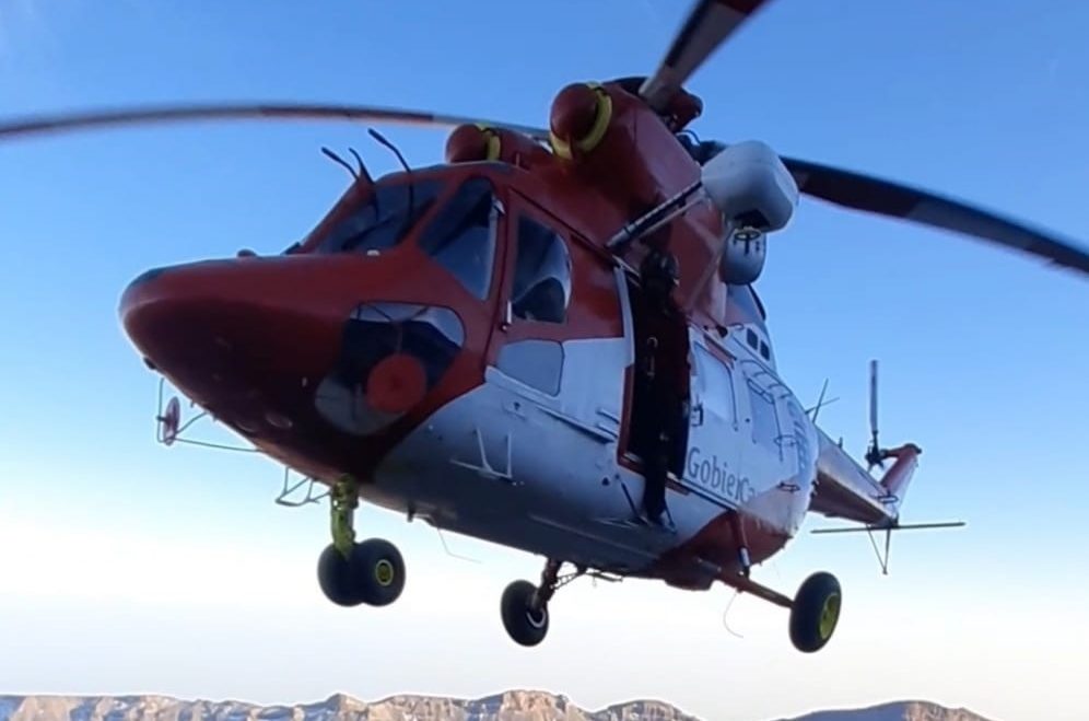 Helicóptero del GES