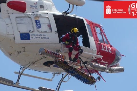 HELICÓPTERO DEL GES RESCATA A VARIOS HERIDOS 9-12-24