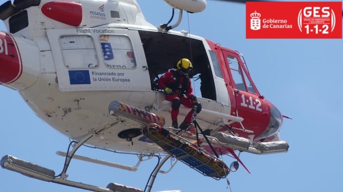 HELICÓPTERO DEL GES RESCATA A VARIOS HERIDOS 9-12-24