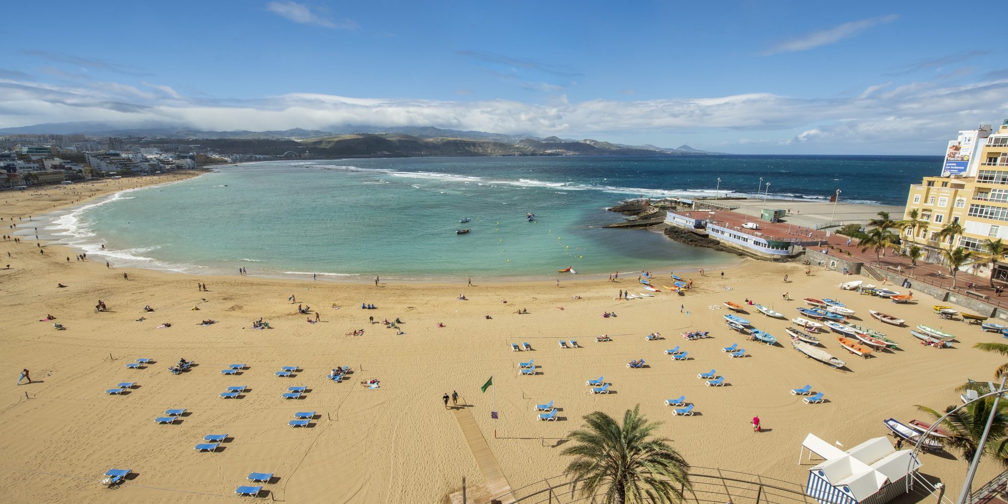 Las Canteras panorámica Nacho González