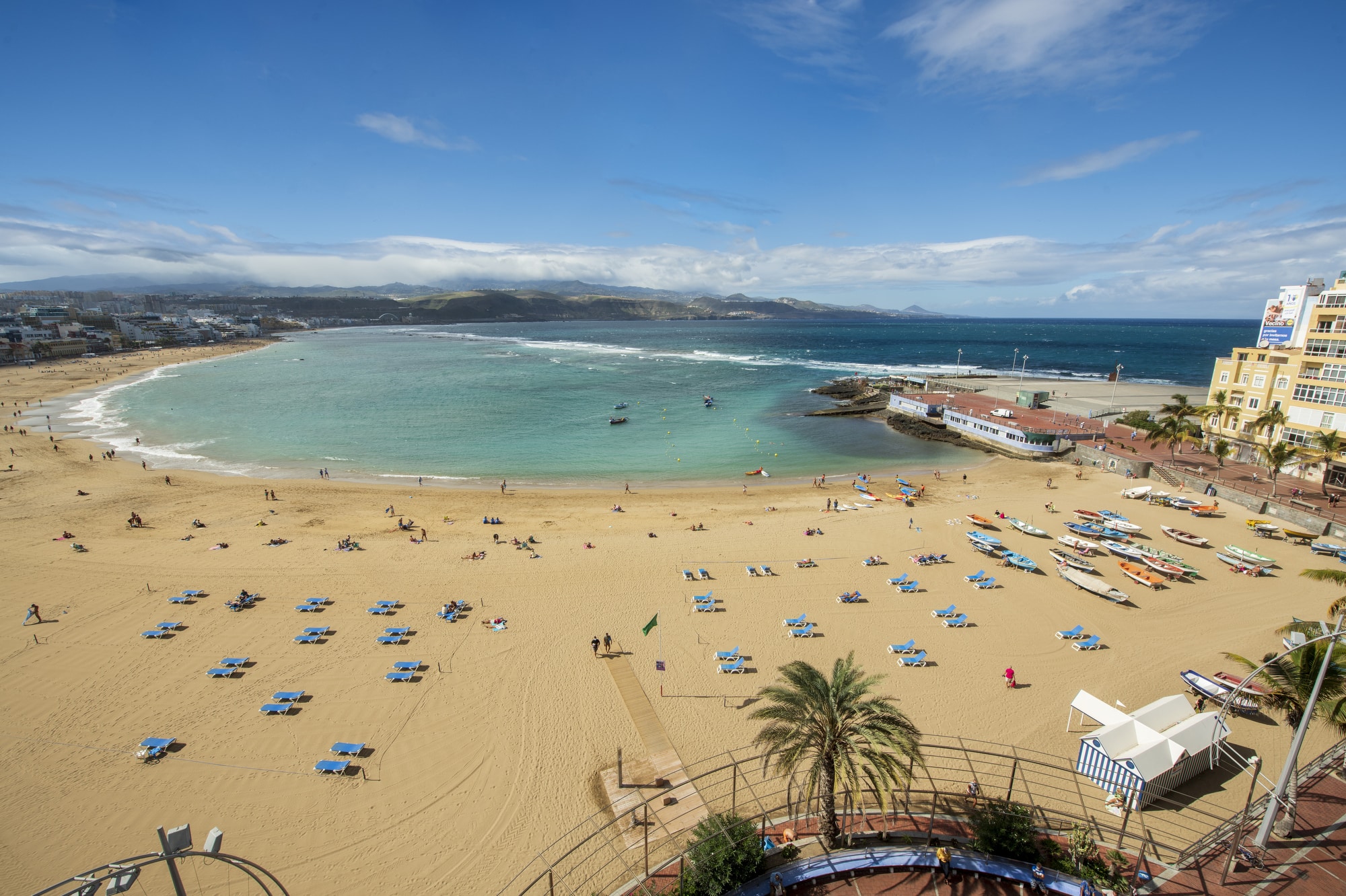 Las Canteras panorámica Nacho González