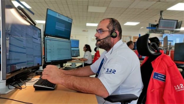 MOTORISTA HERIDO TRAS SUFRIR UNA CAÍDA EN LOS LLANOS-LA PALMA 12-12-24