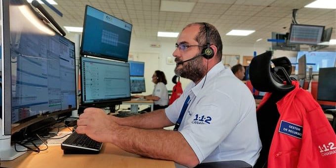MOTORISTA HERIDO TRAS SUFRIR UNA CAÍDA EN LOS LLANOS-LA PALMA 12-12-24