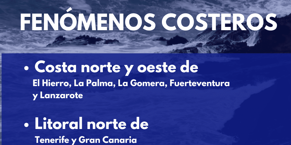 PREALERTA POR FENÓMENOS COSTEROS EN CANARIAS 21-12-24