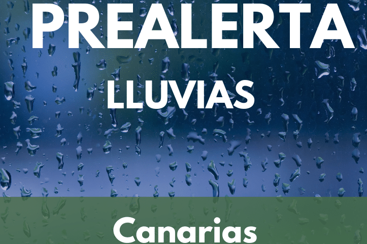 PREALERTA POR LLUVIAS EN CANARIAS-ACTUALIZACIÓN 22-12-24