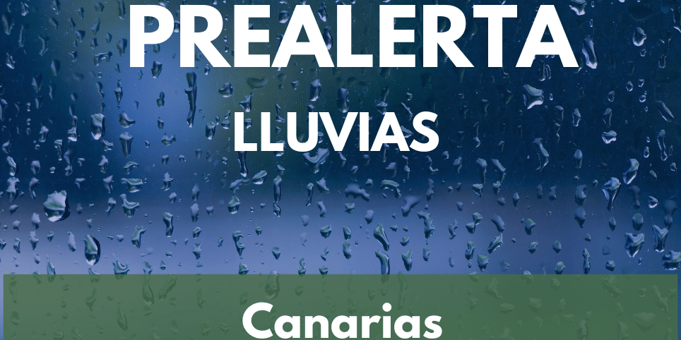 PREALERTA POR LLUVIAS EN CANARIAS-ACTUALIZACIÓN 22-12-24