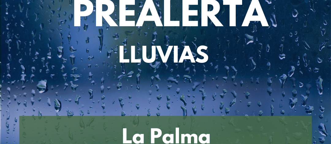 PREALERTA POR LLUVIAS EN LA PALMA-ACTUALIZACIÓN 23-12-24