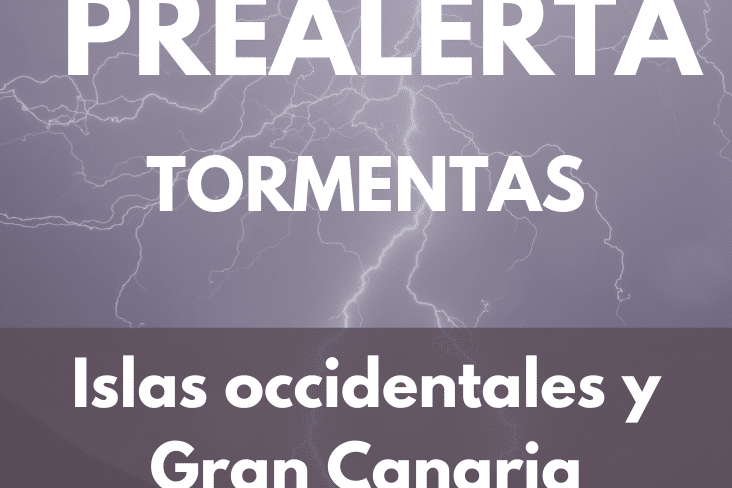PREALERTA POR TORMENTAS EN CANARIAS 23-12-24