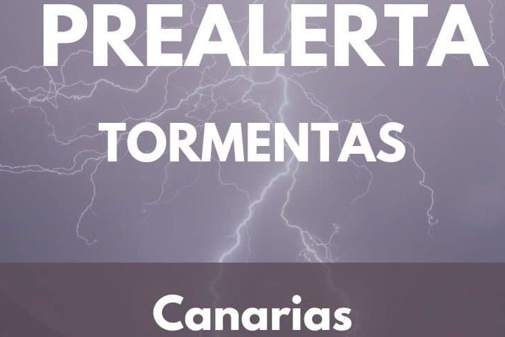 PREALERTA POR TORMENTAS EN TODA CANARIAS 22-12-24