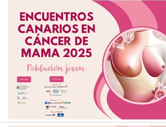 Cartel Encuentros cáncer mama