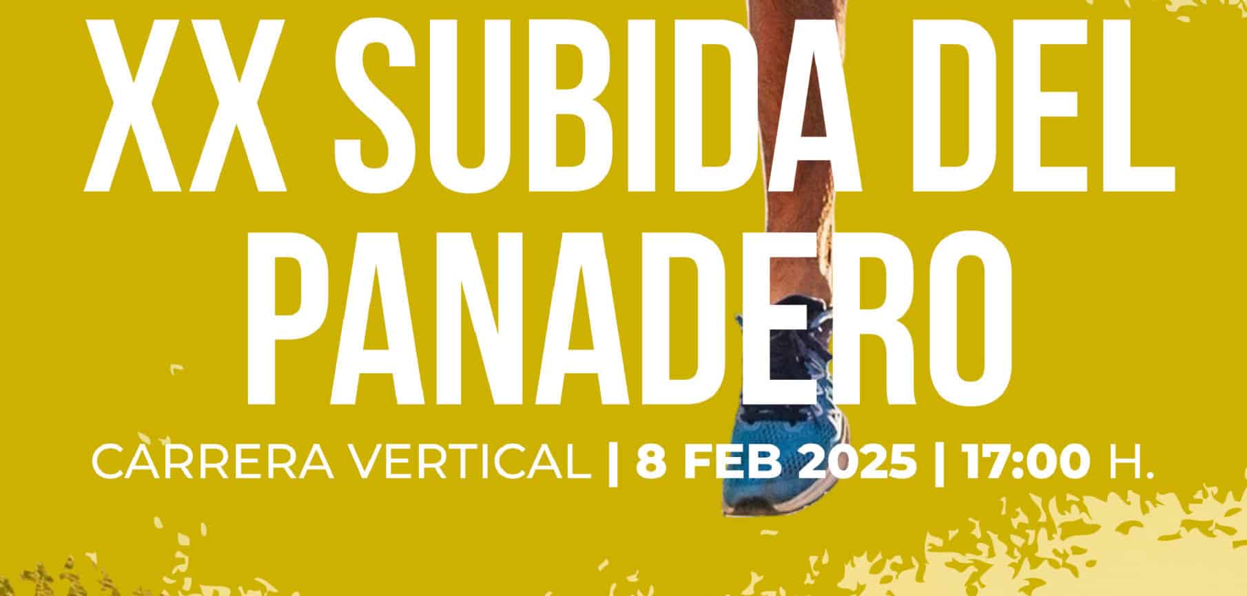 Cartel XX edición Carrera Vertical Subida del Panadero