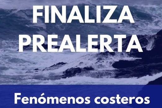 FINALIZA LA PREALERTA POR FENÓMENOS COSTEROS EN CANARIAS 17-1-25