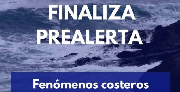 FINALIZA LA PREALERTA POR FENÓMENOS COSTEROS EN CANARIAS 17-1-25