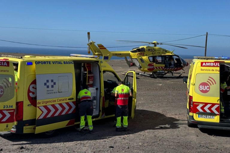 HOMBRE HERIDO EN ESTADO GRAVE TRAS UN ACCIDENTE EN PÁJARA1 12-1-25