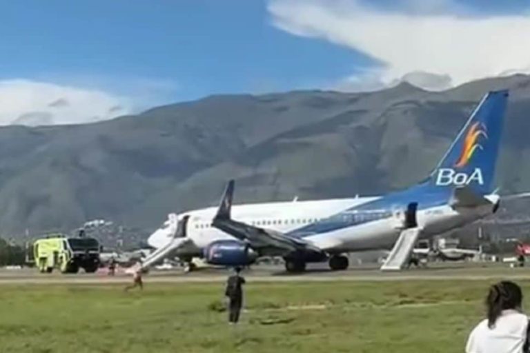 INCIDENTE EN COCHABAMBA CON UN AVI