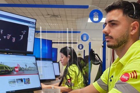 MOTORISTA HERIDO AL COLISIONAR CON UN VEHÍCULO-LA OROTAVA 13-1-25