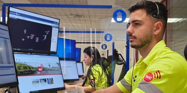 MOTORISTA HERIDO AL COLISIONAR CON UN VEHÍCULO-LA OROTAVA 13-1-25