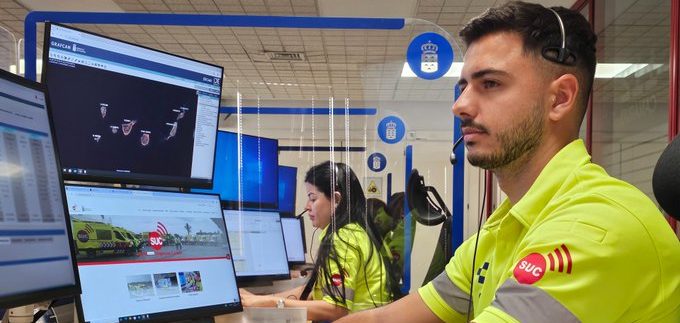 MOTORISTA HERIDO AL COLISIONAR CON UN VEHÍCULO-LA OROTAVA 13-1-25