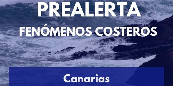 PREALERTA POR FENÓMENOS COSTEROS EN CANARIAS-ACTUALIZACIÓN 27-1-25