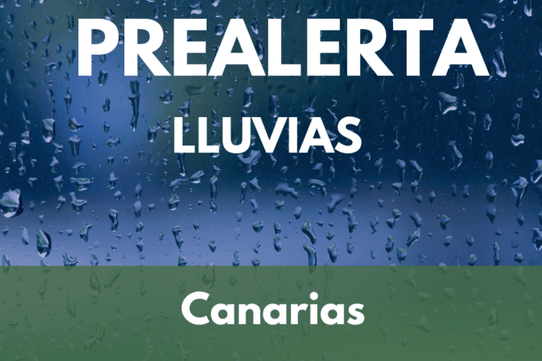 PREALERTA POR LLUVIAS EN CANARIAS 21-1-25