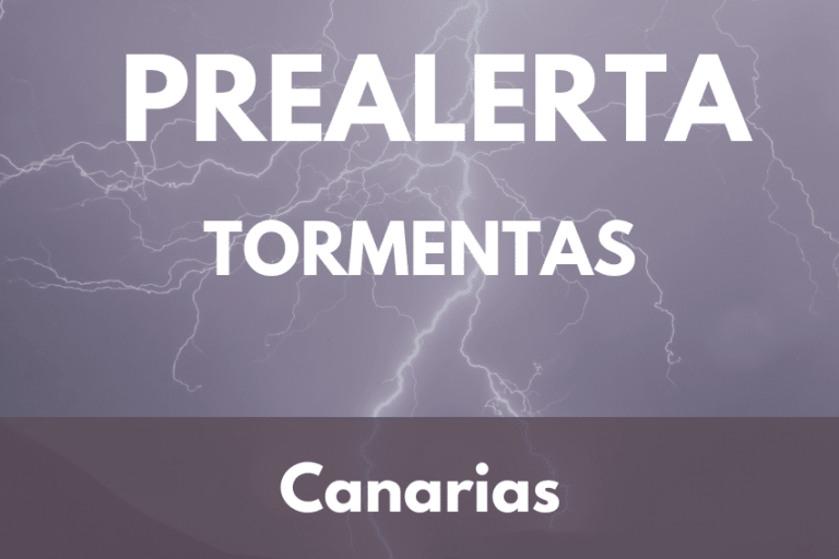 PREALERTA POR TORMENTAS EN CANARIAS 21-1-25