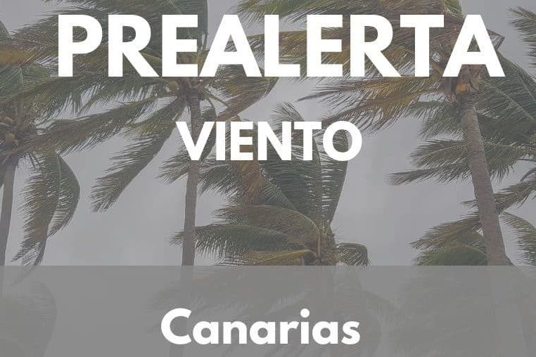 PREALERTA POR VIENTO EN CANARIAS 2-1-25