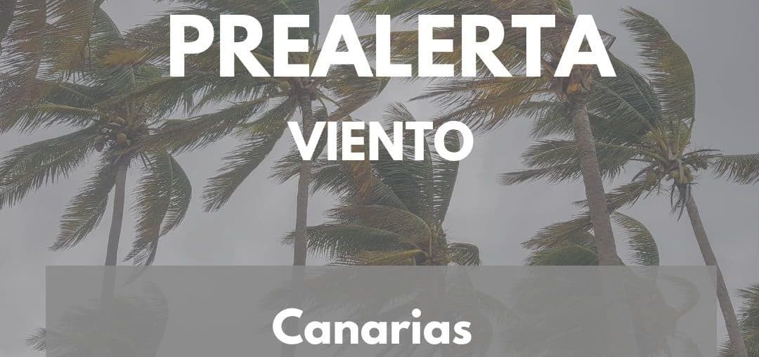 PREALERTA POR VIENTO EN CANARIAS 2-1-25