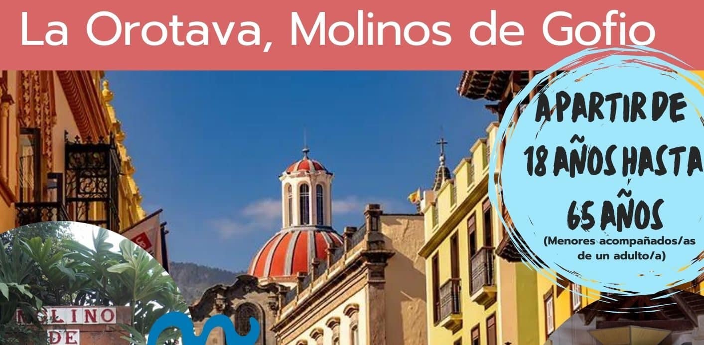 Ruta guiada molinos la Orotava 1 de febrero