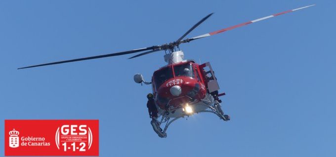 SENDERISTA HERIDA TRAS SUFRIR UNA CAÍDA EN UN BARRANCO DE GARAFÍA-LA PALMA 5-1-25