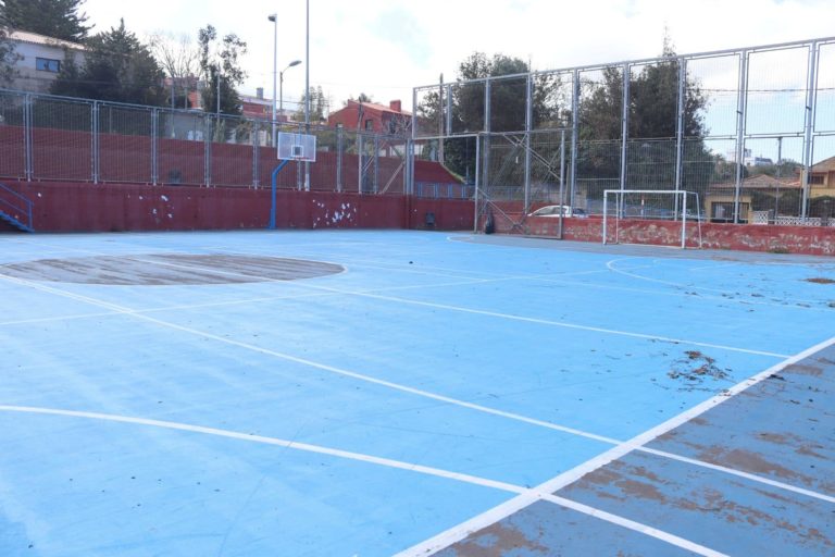 02_ Cancha deportiva junto al Pabellón de Deportes de la calle Pérez Reyes de Tacoronte