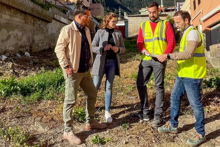 260225 Visita parcela adquirida Toscas de Romero preparaci�n �rea de estacionamientos
