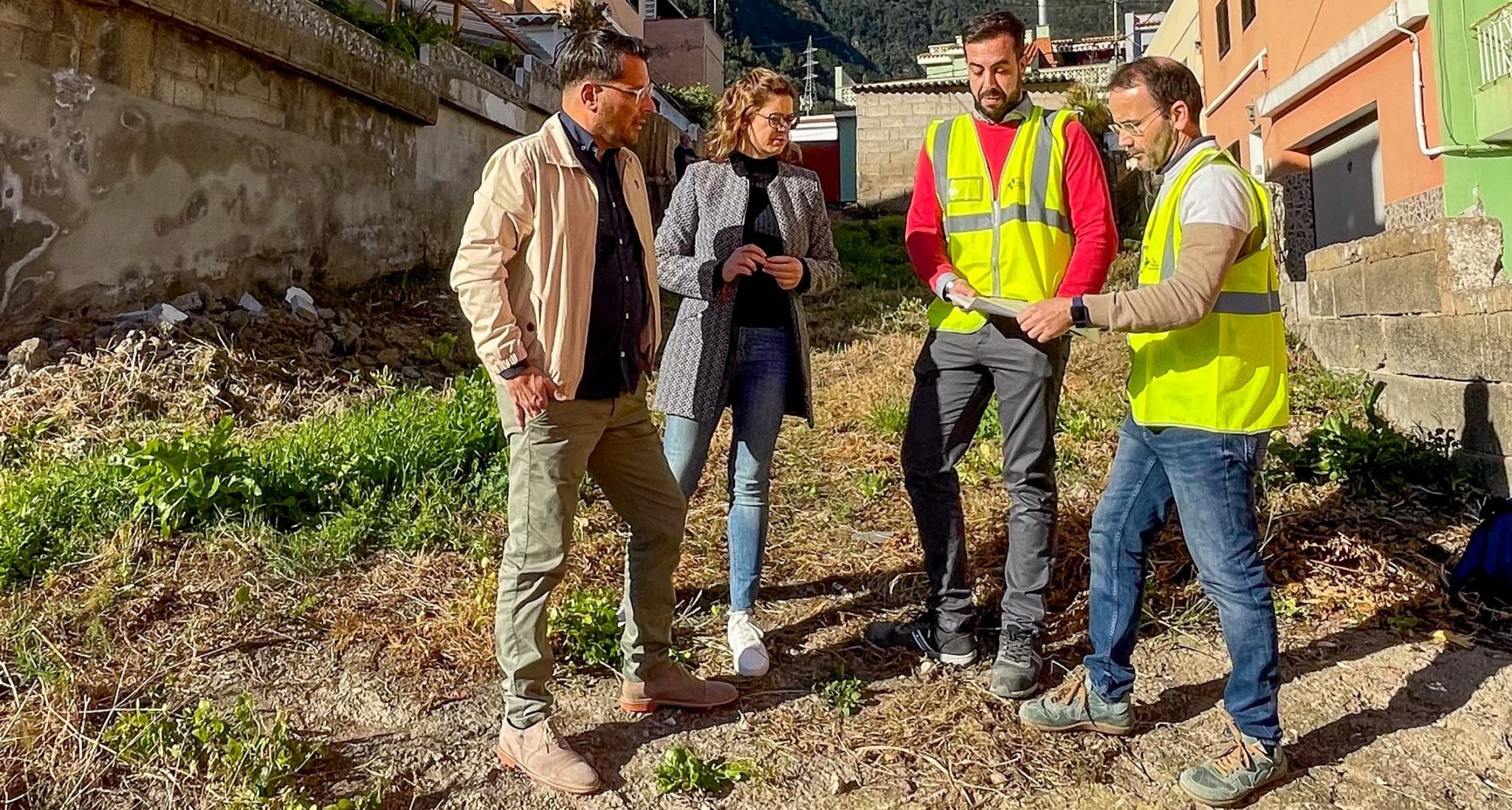 260225 Visita parcela adquirida Toscas de Romero preparaci�n �rea de estacionamientos