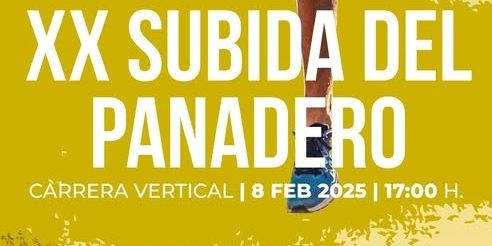 Cartel de la prueba