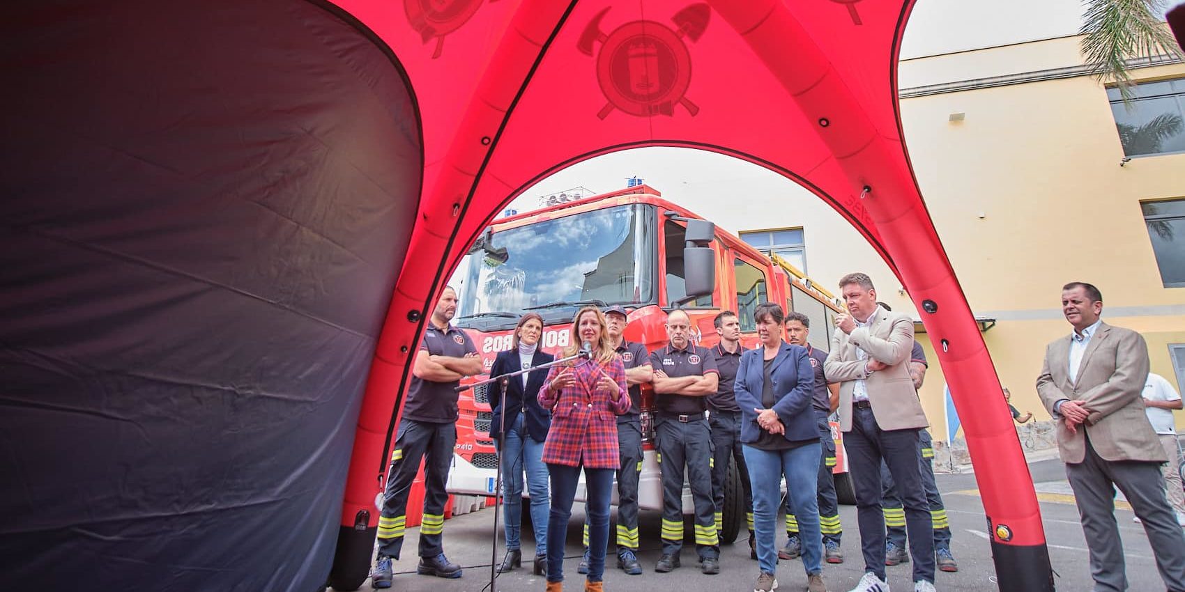 Consorcio de Bomberos de Tenerife-Retén provisional de Guía de Isora y nuevos vehículos (2)