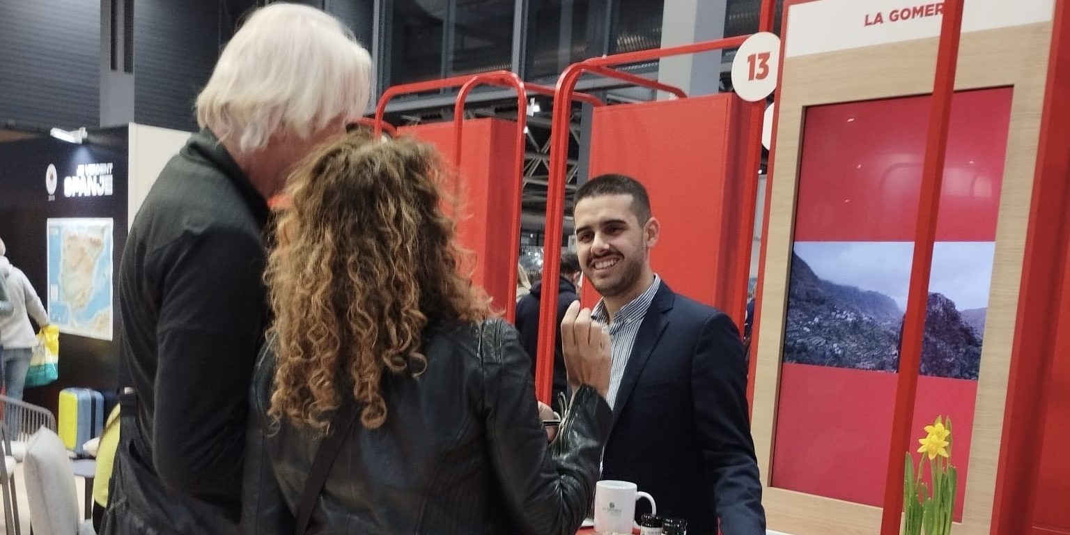 Delegación de Turismo de La Gomera en la feria