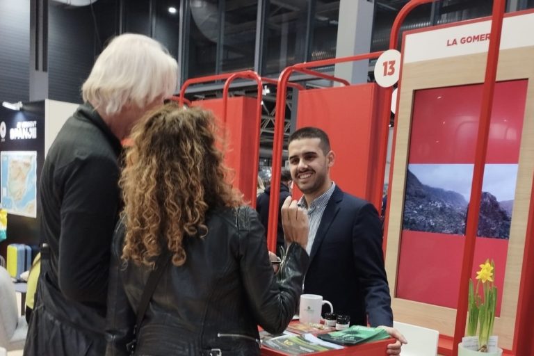 Delegación de Turismo de La Gomera en la feria