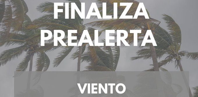 FINALIZA PREALERTA POR VIENTO EN CANARIAS 1-2-25