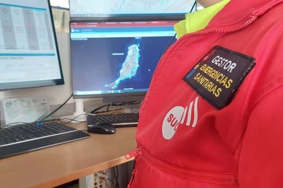 MUJER HERIDA TRAS LA COLISIÓN FRONTAL DE DOS VEHÍCULOS-PUERTO DEL ROSARIO 27-2-25