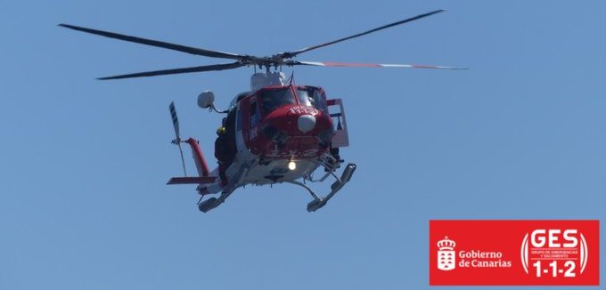 PARAPENTISTA HERIDA AL CAER CERCA DE UNA PRESA EN HARÍA-LANZAROTE 22-2-25