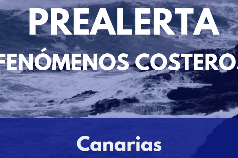 PREALERTA POR FENÓMENOS COSTEROS EN CANARIAS 14-2-25