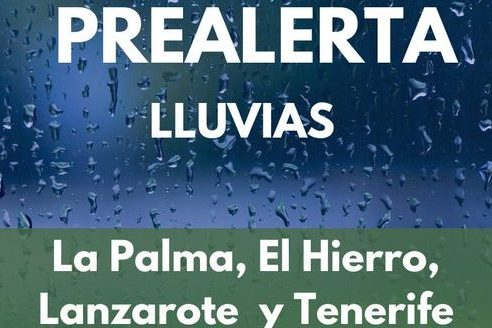 PREALERTA POR LLUVIAS EN CANARIAS 17-2-25