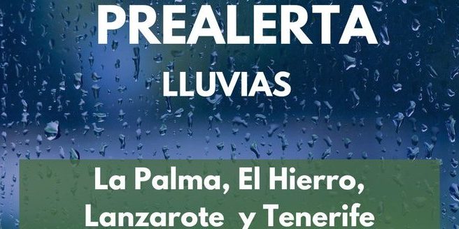 PREALERTA POR LLUVIAS EN CANARIAS 17-2-25