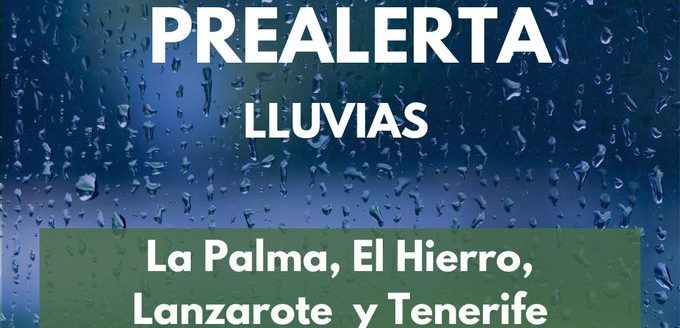 PREALERTA POR LLUVIAS EN CANARIAS 17-2-25