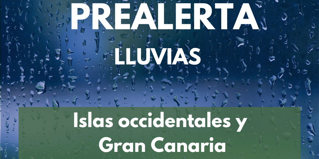 PREALERTA POR LLUVIAS EN CANARIAS 28-2-25