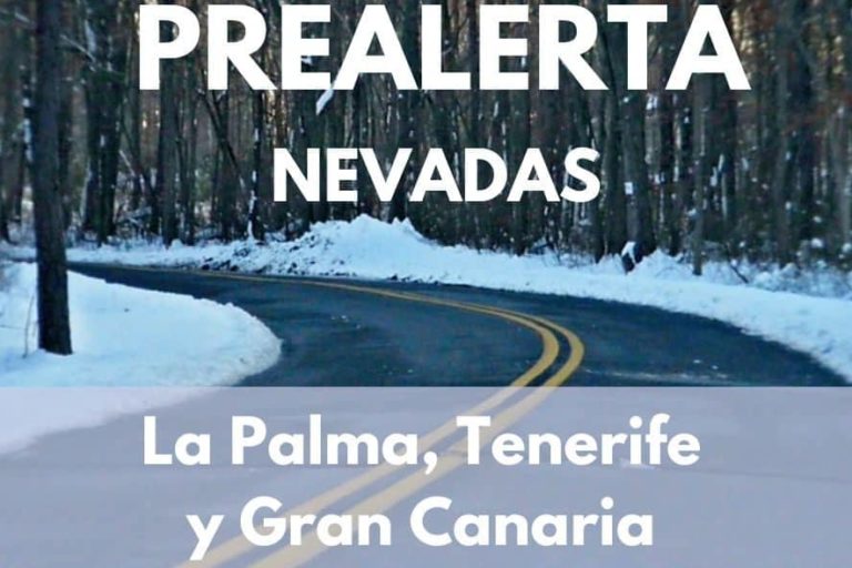 PREALERTA POR NEVADAS EN CANARIAS 28-2-25
