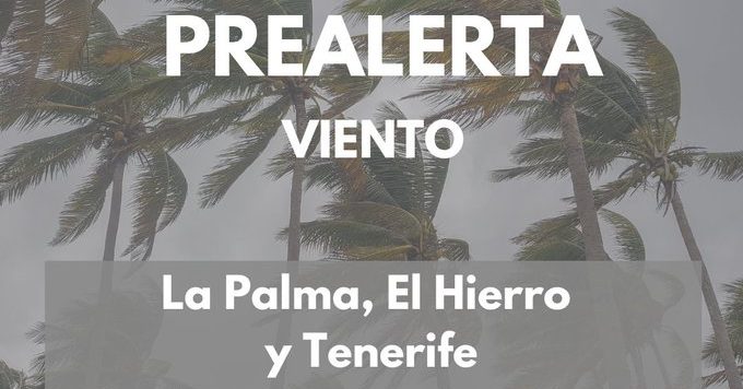 PREALERTA POR VIENTO EN CANARIAS 17-2-25